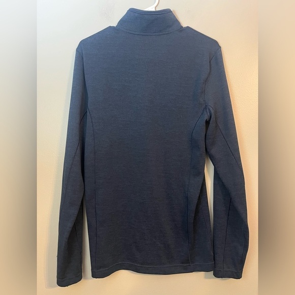 Swiss Tech Men's Dark Navy 1/4 Zip Performance Long Sleeve Pullover Size S - Picture 2 of 10